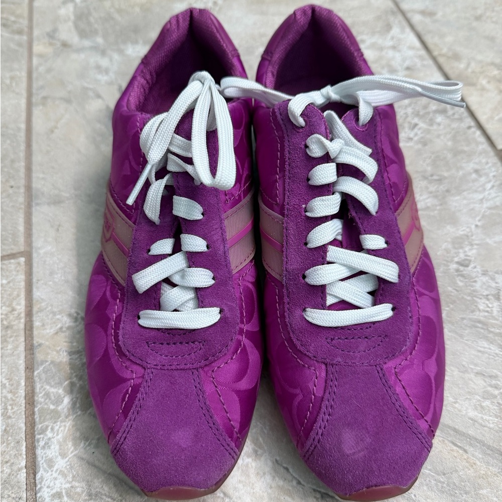Coach Women's Pink Sneakers